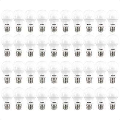 Kit 40 Lâmpadas Led Bulbo Tkl 9w Taschibra E27 Bivolt 3000k Quente