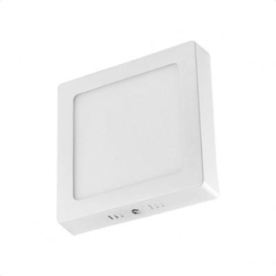 Plafon Taschibra Angra 25cm Quadrado Branco E27 Bivolt Com Lâmpada 4000k Neutro