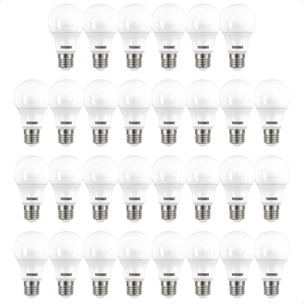 Kit 30 Lâmpadas Led Bulbo Tkl 9w Taschibra E27 Bivolt 6500k Frio - 1