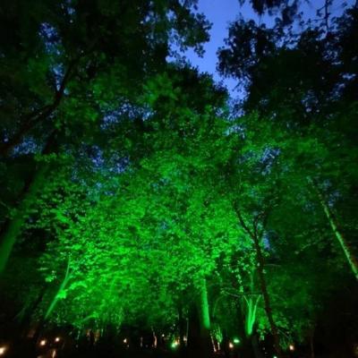 Kit 3 Refletores Taschibra Led Tr Slim 50w Verde Branco Bivolt