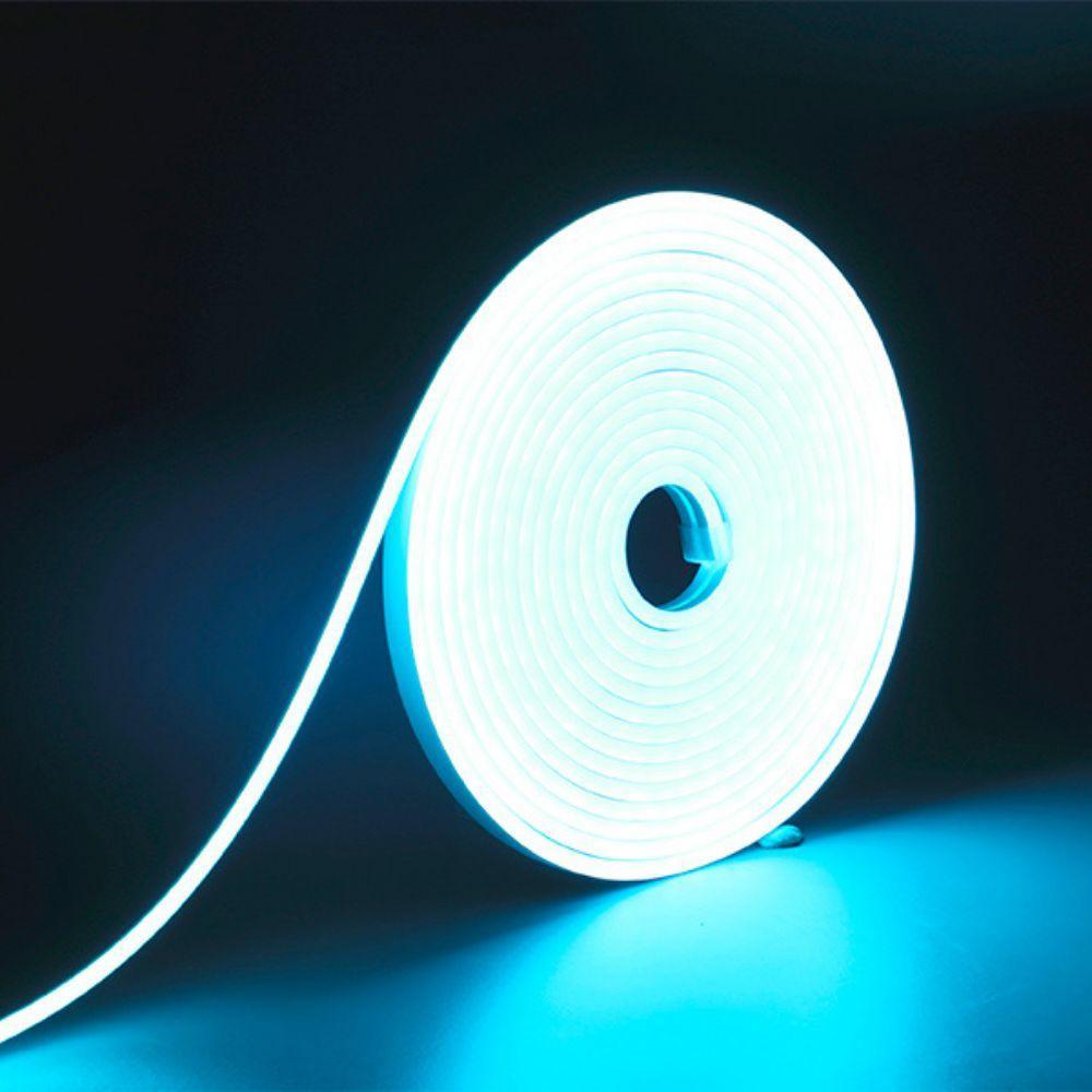 Kit 2 Metros Fita De Led Neon Taschibra 8w/m Ip65 12v Aquamarine - 2