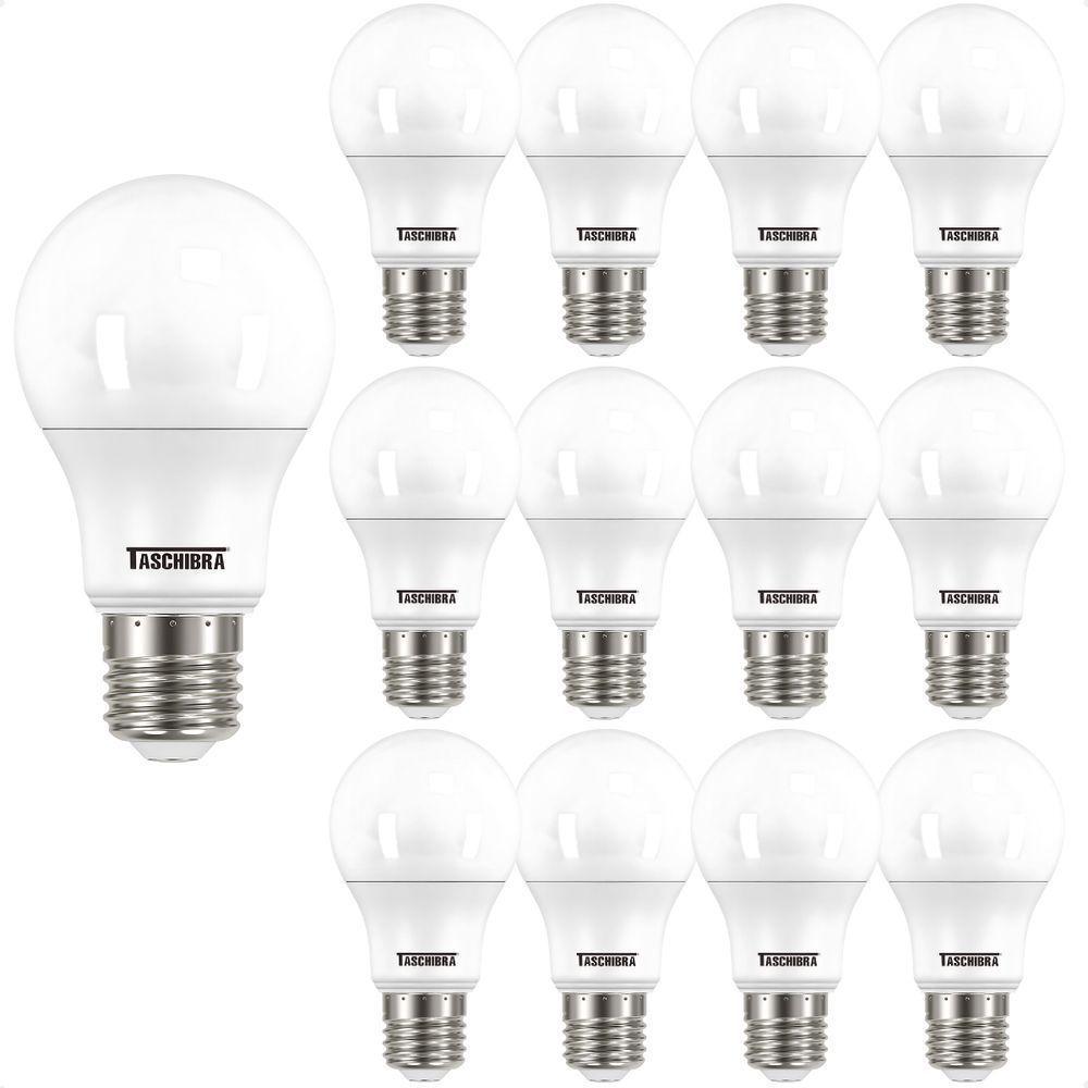 Kit 13 Lâmpadas Led Bulbo Tkl 9w Taschibra E27 Bivolt 4000k Neutro - 1