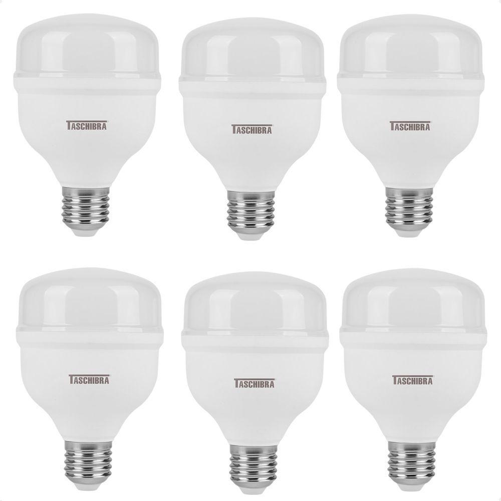 Kit 6 Lâmpadas High Led Tkl 30w Taschibra E27 Bivolt - 1