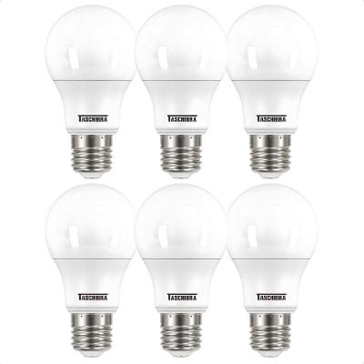 Kit 6 Lâmpadas Led Bulbo Tkl 9w Taschibra E27 Bivolt 3000k Quente