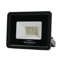 Kit 5 Refletor De Led Slim 20w Prova Dágua Preto Bivolt 6500k Frio - 5