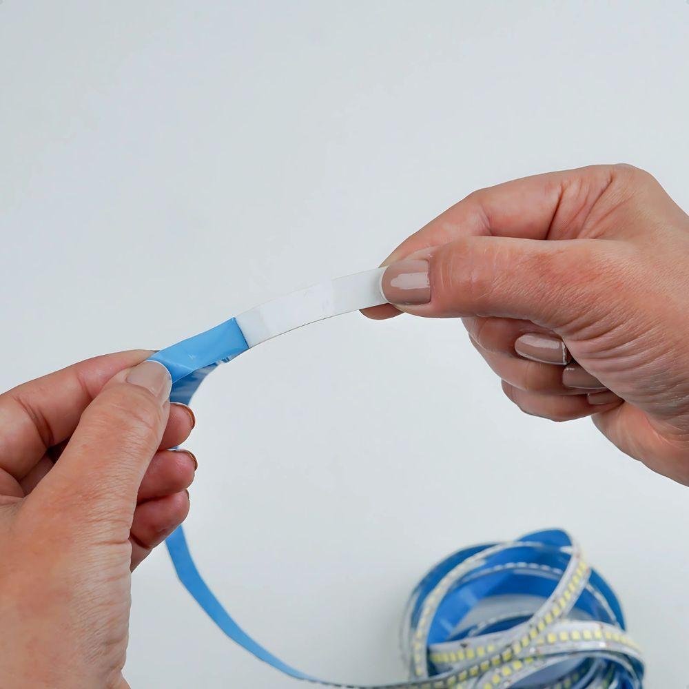 Fita De Led 12w 120 Leds/m 12v Blumenau Com 50 Metros 3000k Quente - 2