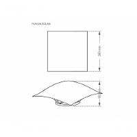 4 Plafon Solari Quadrado Branco Para 2 Lâmpadas E27 Bivolt - 5