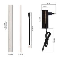 Kit 5 Metros Fita De Led Neon Taschibra 8w/m Ip65 12v Cores Verde - 7