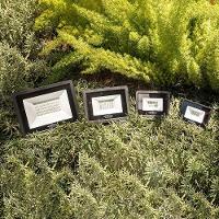 Kit 5 Refletor De Led Slim 10w Prova Dágua Preto Bivolt 3000k Quente - 6