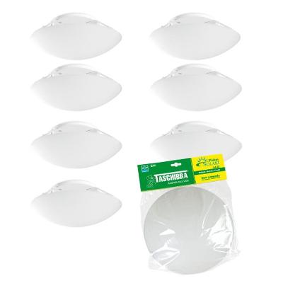 8 Plafon Solari Redondo Branco Para 1 Lâmpada E27 Bivolt