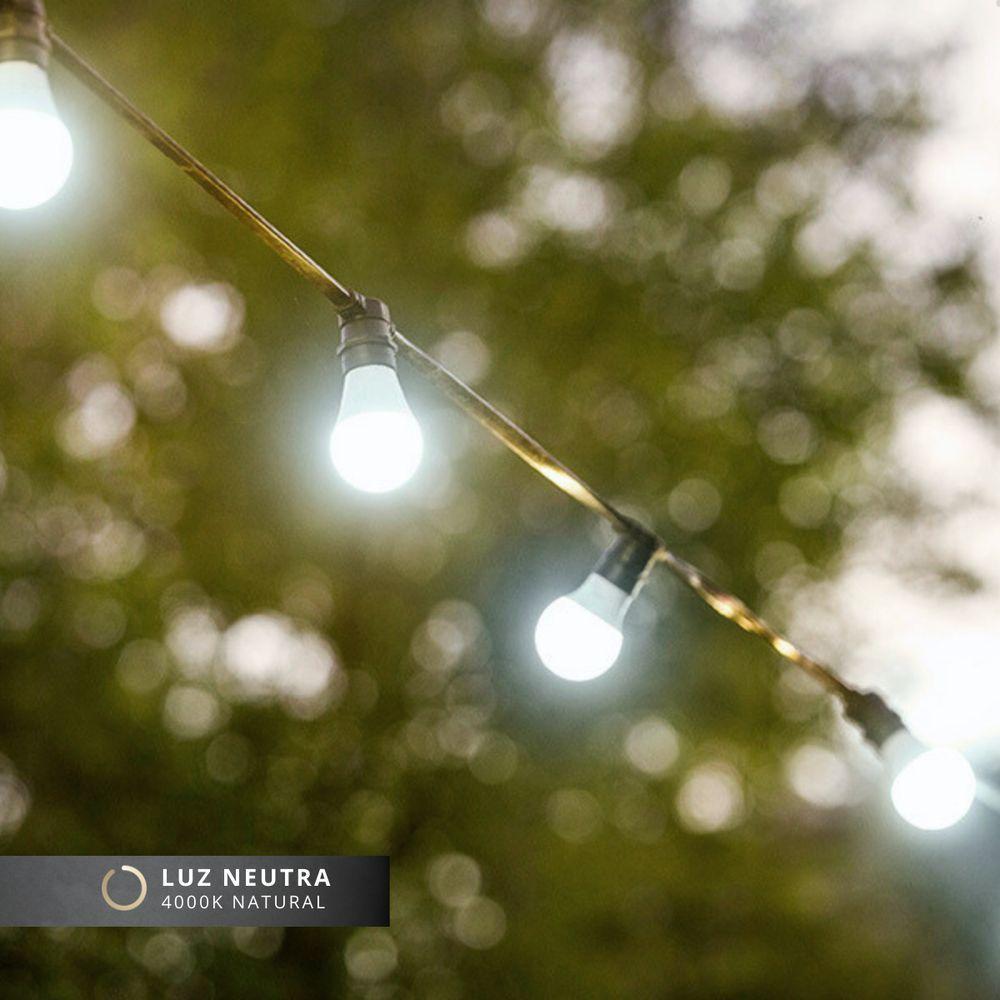 Kit 20 Lâmpadas Led Bulbo Tkl 9w Taschibra E27 Bivolt 4000k Neutro - 5