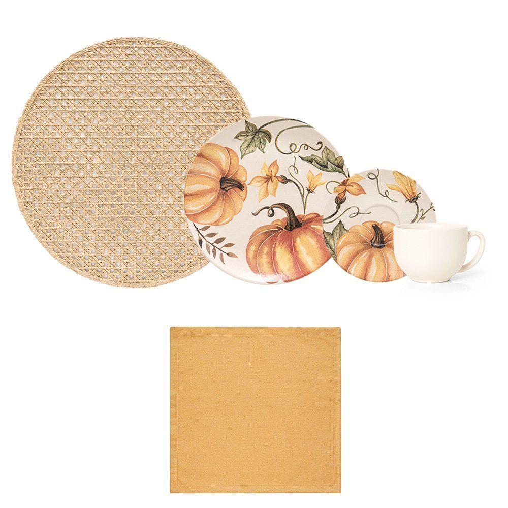 Box Mesa Posta 2 Lugares Copa E Cia Hora Do Café Abóbora - 1