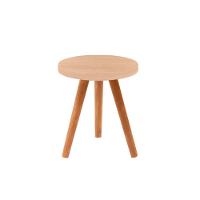 Conjunto Kit Com 3 Mesinhas Lateral De Canto Redonda Sala Amadeirado Claro - Octavio Moveis - 4