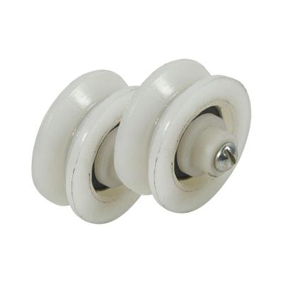 Kit 2 Roldana Portão Nylon 50mm Cantoneira Parafuso Inox - Fp