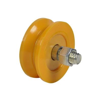 Roldana Portão Nylon Laranja 2 Cantoneira Com Parafuso - Fp