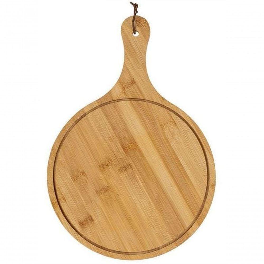Tábua Gourmet Redonda Com Alça Ecokitchen 37.5 Cm - Mimo Style - Bm19251 - 1