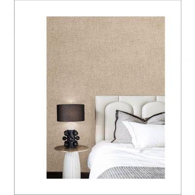 Papel De Parede Brut Textil Marrom Bt2020904
