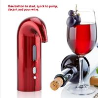 Dispenser Vinho Eletrico Aerador Decantador Automatico Bomba Inox Vermelha Garrafa Inteligente - 5