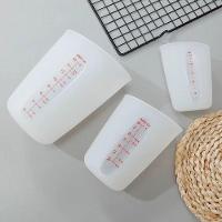 Copo Medidor Dosador Silicone Flexivel Jarra Medidora Graduado 500ml Quimica Confeitaria Xicara - 5