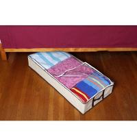 Caixa Organizadora Guarda Manta Lençol Edredom Organiza Guarda Roupa Quarto Multiuso Com Ziper E - 3