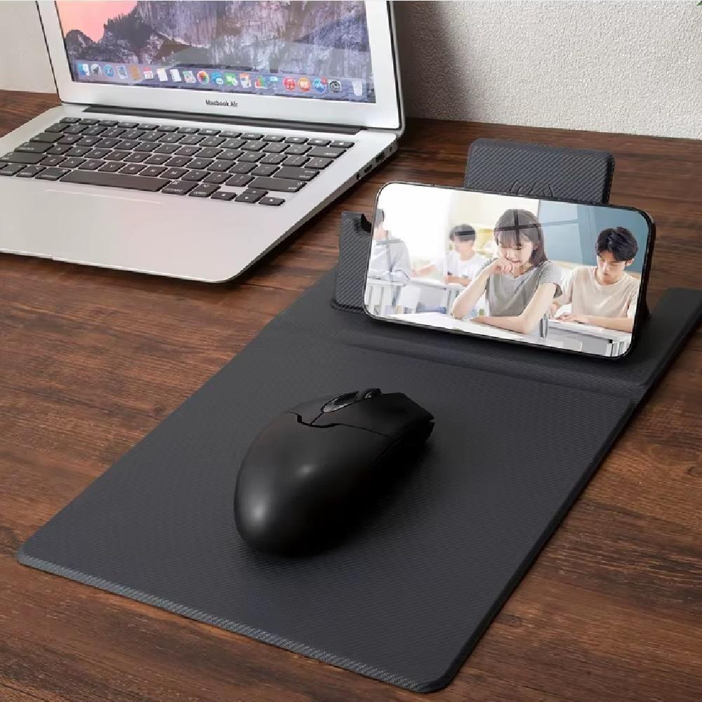 Carregador Celular Inducao Sem Fio Escritorio 3 Em 1 Mousepad Wireless Base Mouse Pad Gamer - 6