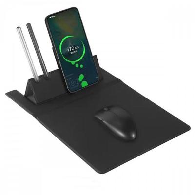 Carregador Celular Inducao Sem Fio Escritorio 3 Em 1 Mousepad Wireless Base Mouse Pad Gamer