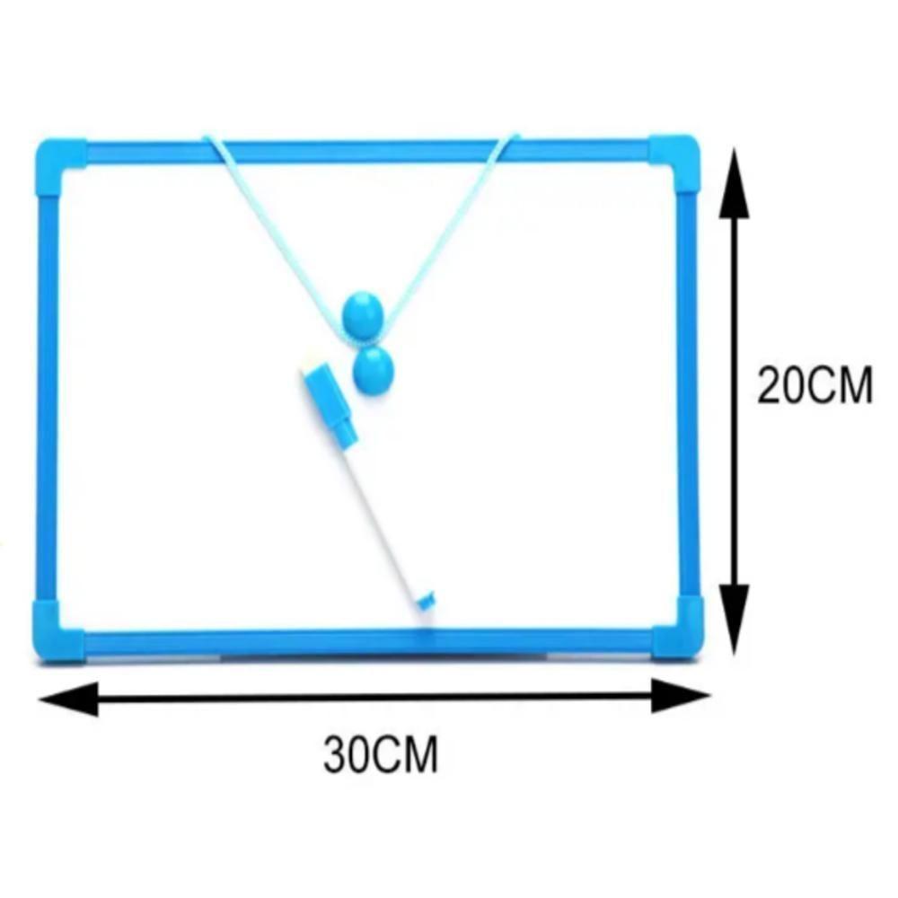 Lousa Quadro Branco Magnetico Completa Caneta Apagador 30x20cm Porta Recados Anotacoes Casa - 5