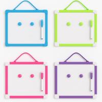 Lousa Quadro Branco Magnetico Completa Caneta Apagador 30x20cm Porta Recados Anotacoes Casa - 3