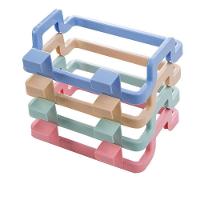 Lixeira Porta Pia Armario Lixo Acoplado Suporte Saco Sacola Pano Prato Multiuso Cozinha Banheiro Verde - 1