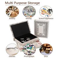 Kit 3 Cofre Livro Falso Decorativo Fake Porta Objetos Madeira Documentos Estilo Antigo Secreto Caixa - 2