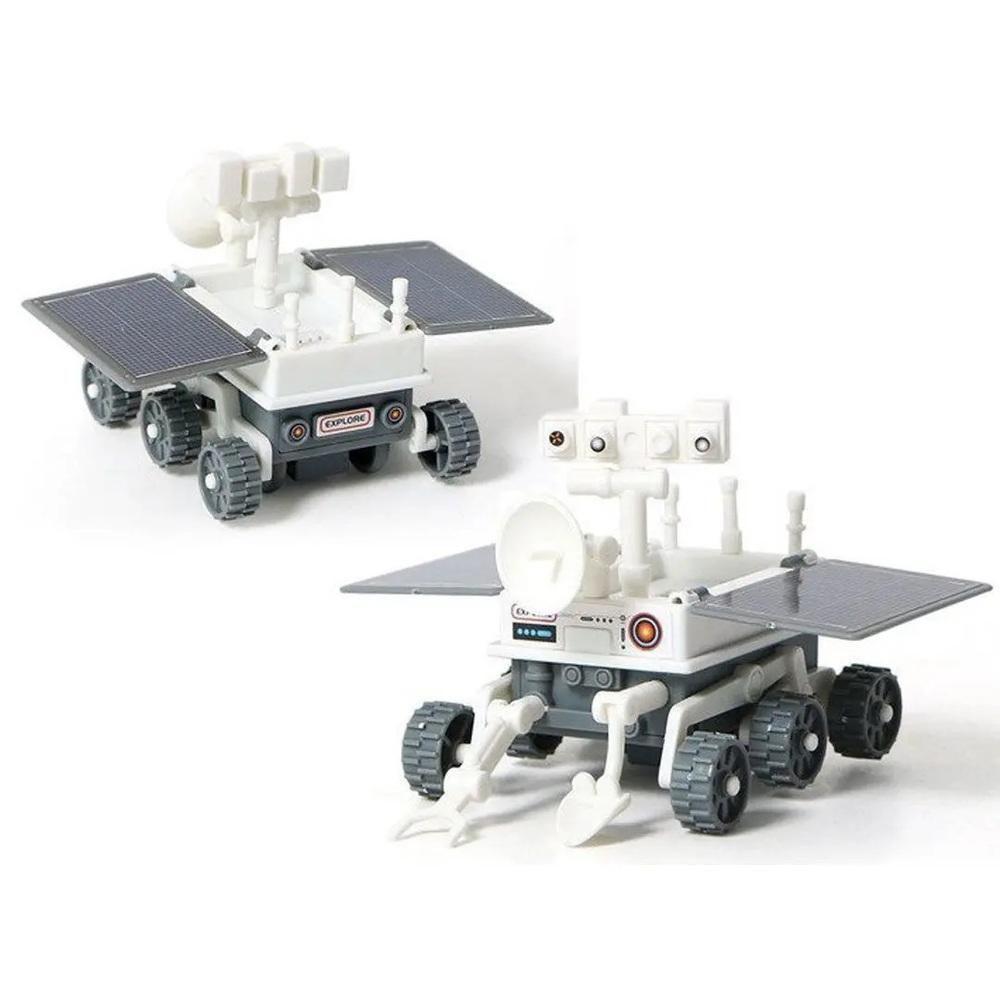 Kit Estacao Solar Robotica Robo Didatico 3 Em 1 Brinquedo Com Placa Energia Aviao Espacial - 2