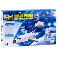 Kit Estacao Solar Robotica Robo Didatico 3 Em 1 Brinquedo Com Placa Energia Aviao Espacial