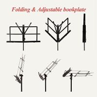 Suporte Partitura Tripe Pedestal Estante Notebook Tablet Retratil Ajustavel Maestro Orquestra Ensaio - 5