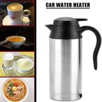 Garrafa Chaleira Termica 600ml Inox 12v Veicular Eletrica Caneca Aquecedor Portatil Copo Carro Barco - 6