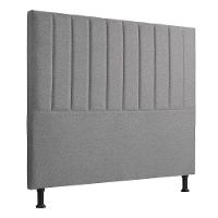 Cabeceira Estofada Bella Casal 140cm Linho Cinza - Shop Linho Cinza - 1