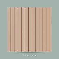 Painel Ripado De Eva Laminado Autocolante Flexível Rolo 10mt Linha Play Plus Creme - 5