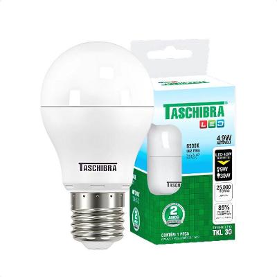 Kit 40 Lâmpadas Led Bolinha Tkl 4,9w Taschibra E27 Bivolt 6500k Frio