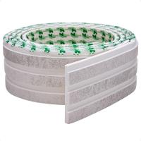 Painel Ripado De Eva Laminado Autocolante Flexível Rolo 10mt Linha Urban White Com Textura | Branco - 1