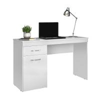 Escrivaninha Com 1 Porta 1 Gaveta Vitória Branco Branco - 6