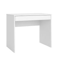 Escrivaninha Com 1 Gaveta Facility Branco Branco - 1