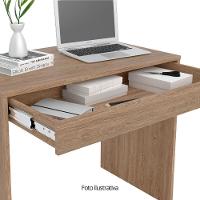 Escrivaninha Com 1 Gaveta Facility Branco Branco - 9