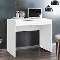 Escrivaninha Com 1 Gaveta Facility Branco Branco - 11