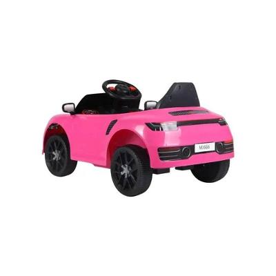 Carrinho Esportivo Elétrico Rosa Recarregável Com Controle