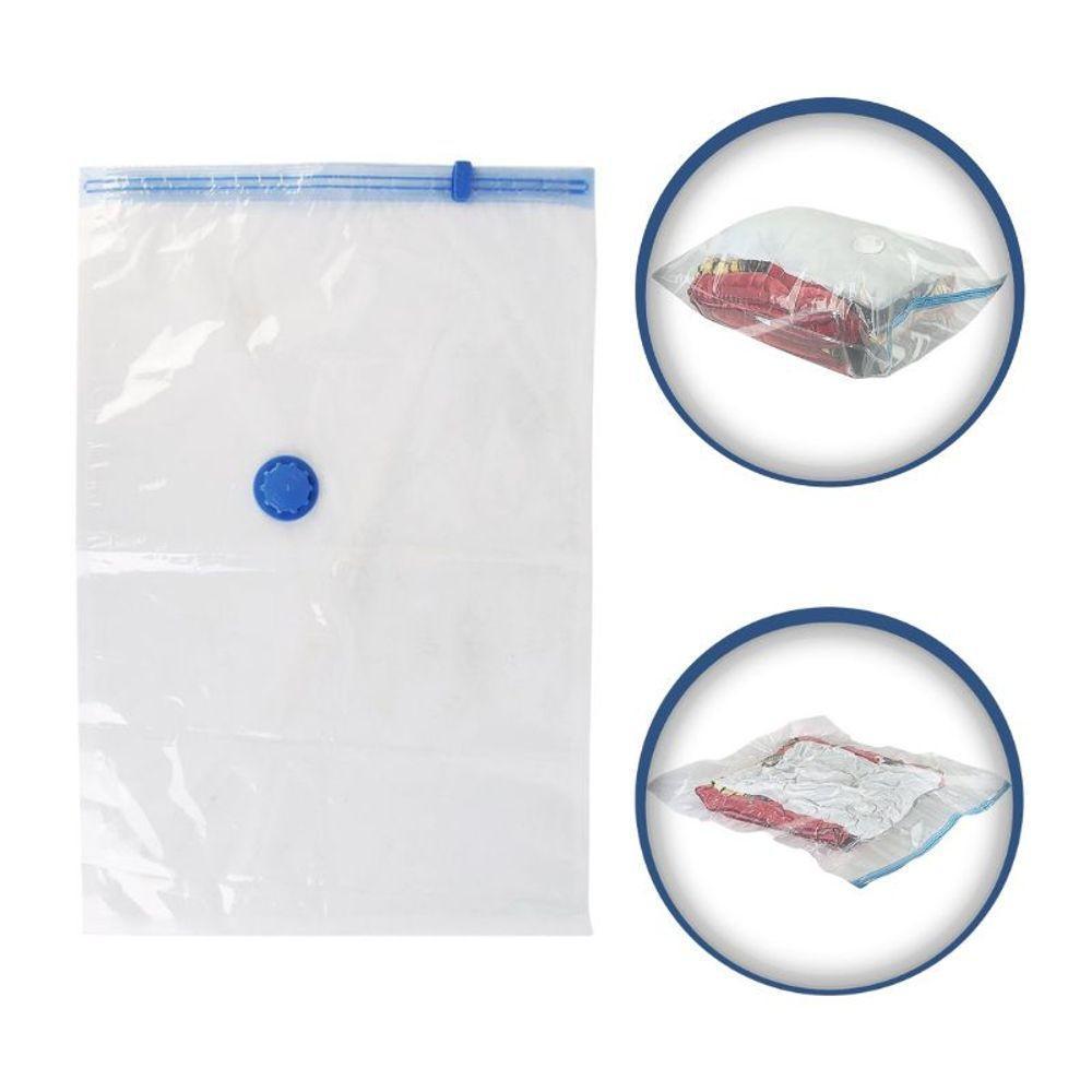 Saco Organizador A Vácuo Transparente Gg 80cm X 120cm - 1
