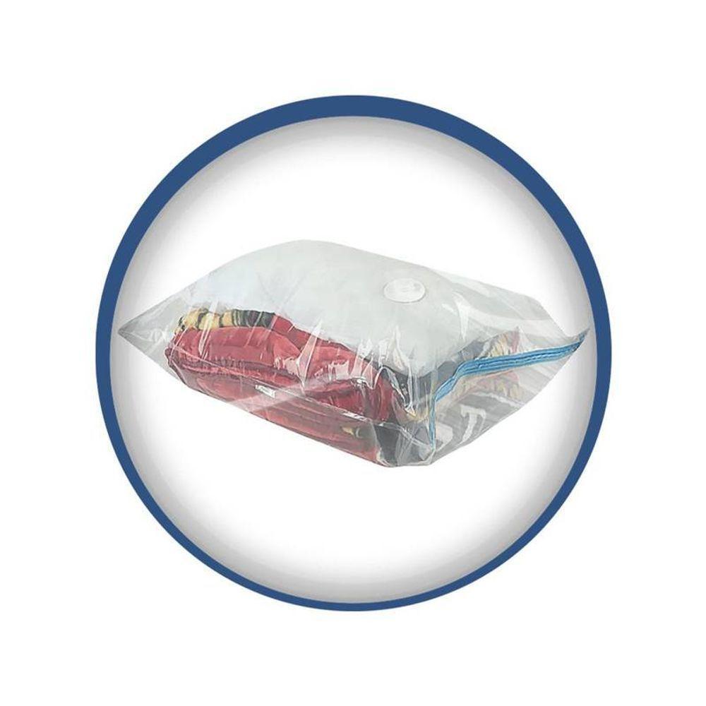 Saco Organizador A Vácuo Transparente Gg 80cm X 120cm - 5