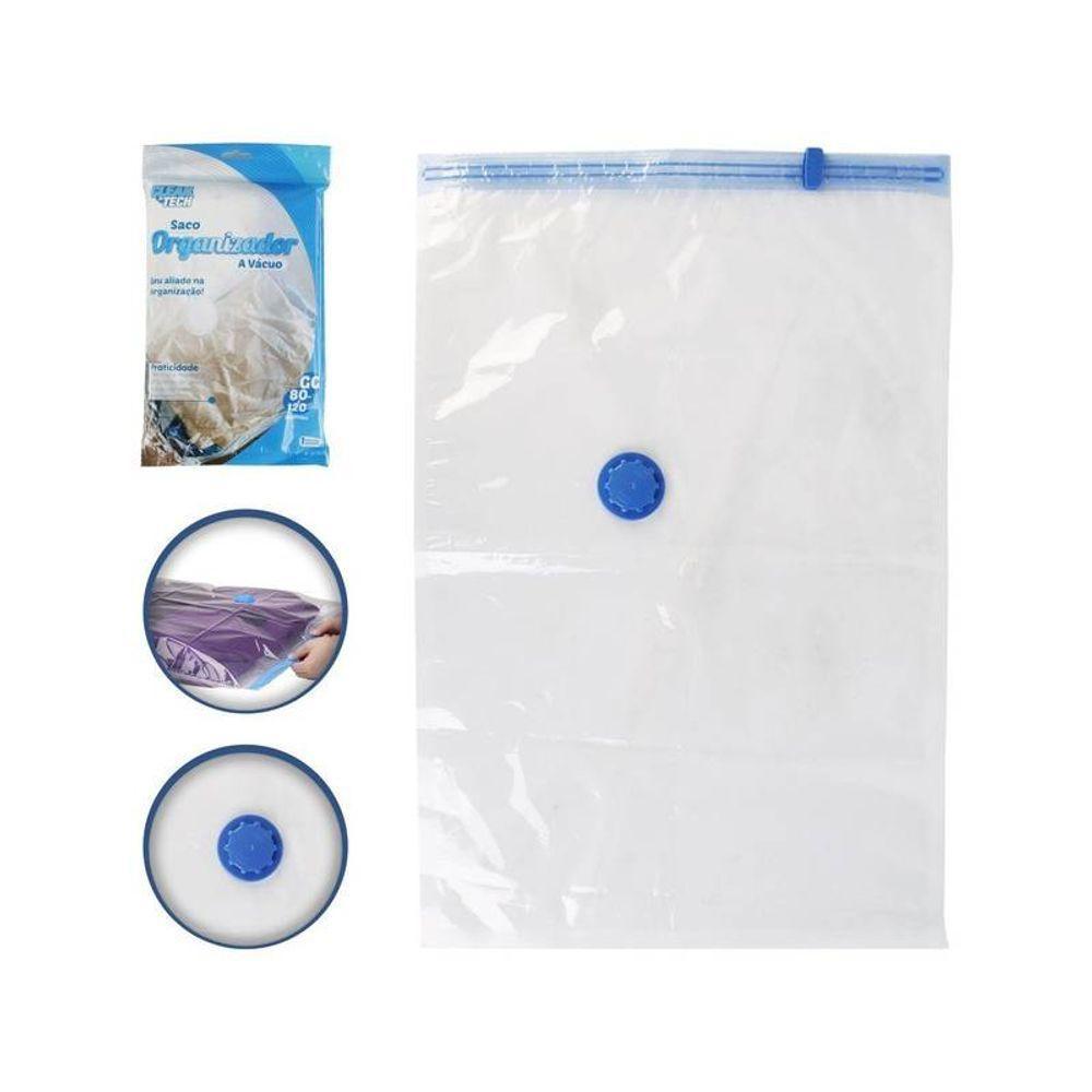 Saco Organizador A Vácuo Transparente Gg 80cm X 120cm - 6