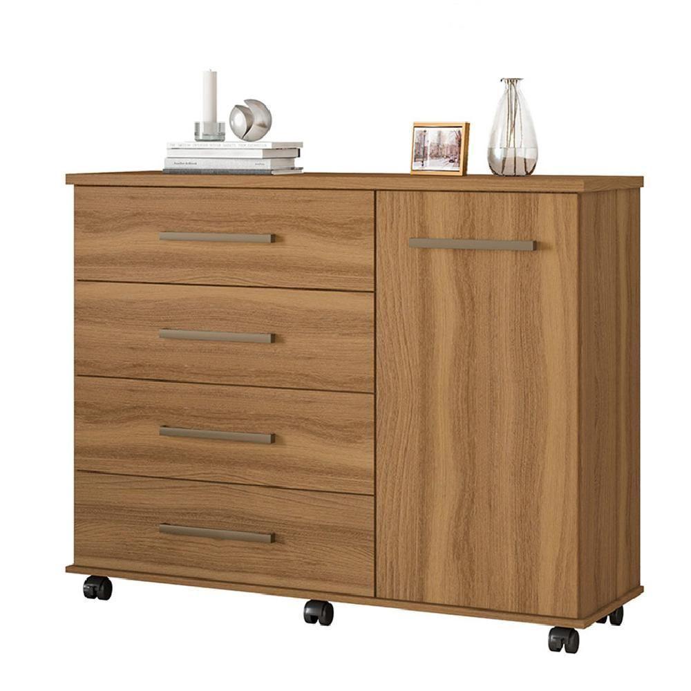 Cômoda 4 Gavetas Flora Amendola Amêndoa - 7