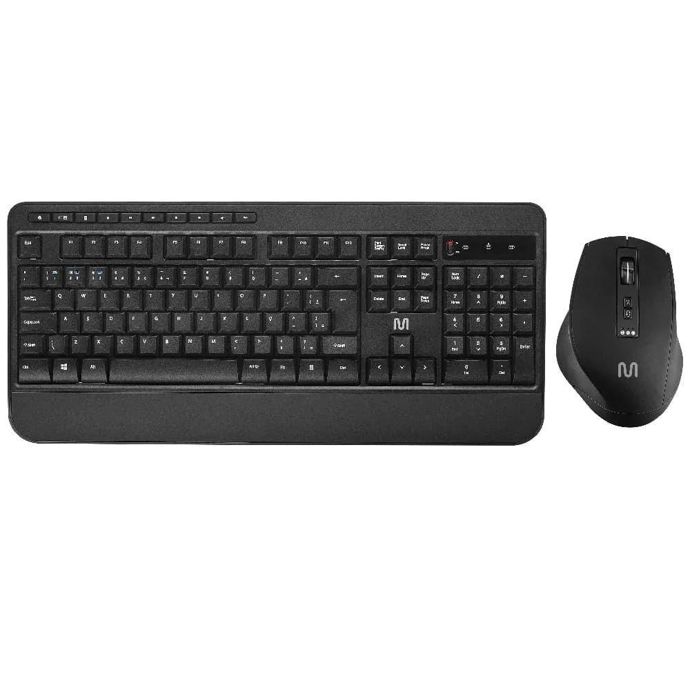 Kit Teclado E Mouse Sem Fio Cs1200 Multimídia Conexao Bt+usb 3200dpi - Tc301 - 1