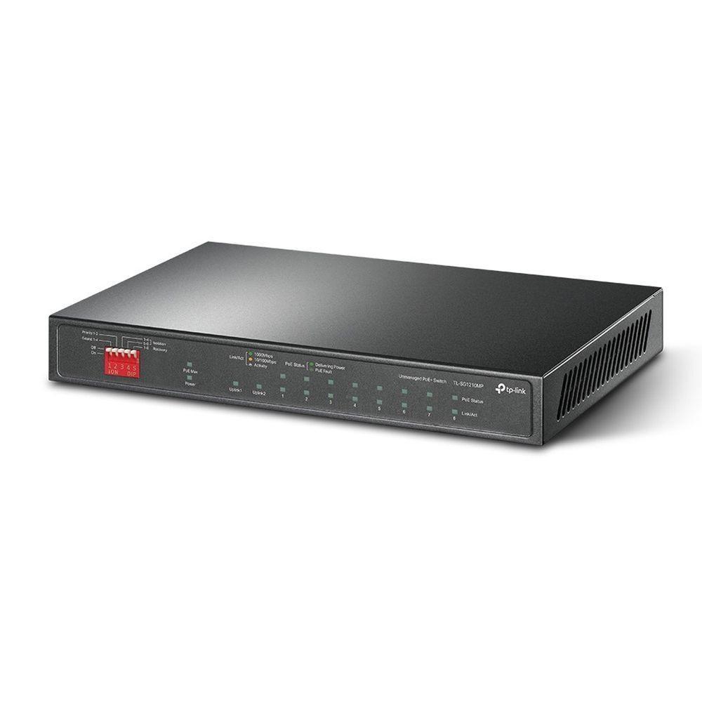 Switch Gigabit Profissional 10/100/1000 C/ 10 Portas (Sendo 8 Poe) Tl-Sg1210Mp Smb - 4