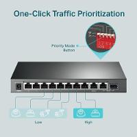 Switch Gigabit Profissional 10/100/1000 C/ 10 Portas (Sendo 8 Poe) Tl-Sg1210Mp Smb - 2